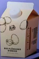 Mängden socker i Blanc d'oeuf liquide bio