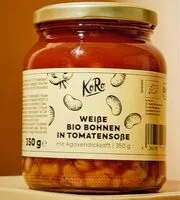 Mängden socker i Bohnen in Tomatensoße