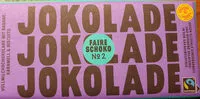 Mängden socker i Faire Schoko No2 Jokolade