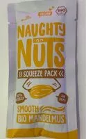 Mängden socker i Naughty Nuts Squeeze Pack Smooth Bio Mandelmus