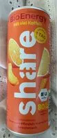 Mängden socker i Bio Energy Orange Pfirsich