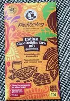 Mängden socker i Indian ChocDelight 59% Coconut milk