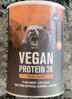 Mängden socker i nu3 Vegan Protein Salted Caramel