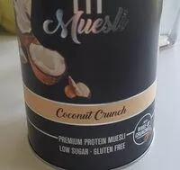 Mängden socker i Fit muesli coconut crunch