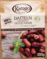 Mängden socker i Datteln entsteint