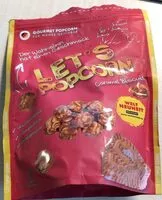 Mängden socker i Let‘s Popcorn - Caramel Biscuit