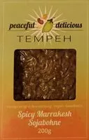 Mängden socker i Sojabohnen-Tempeh mit orientalischen Gewürzen