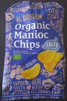Mängden socker i Organic Manioc Chips