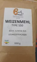 Mängden socker i Weizenmehl Type 550
