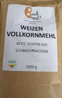 Mängden socker i Weizen Vollkornmehl