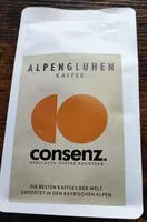 Mängden socker i Alpenglühen Kaffee