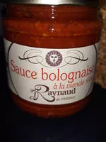 Mängden socker i sauce bolognaise à la viande rôtie