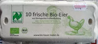 Mängden socker i 10 frische Bio-Eier