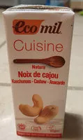 Mängden socker i Cuisine nature noix de cajou