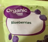 Mängden socker i Organic blueberries