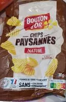 Mängden socker i Chips paysannes nature