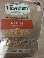 Mängden socker i Muesli croustillant nature