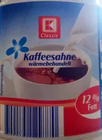 Mängden socker i Kaffeesahne wärmebehandelt