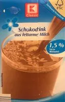 Mängden socker i Schokodrink Aus Fettarmer Milch