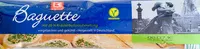 Mängden socker i Baguette mit 20% Kräuterbutterzubereitung