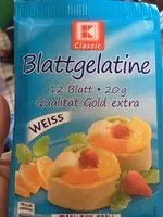 Mängden socker i Blattgelatine weiß