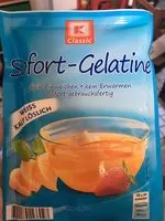 Mängden socker i Sofort-Gelatine