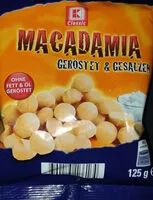 Mängden socker i Macadamia Nüsse / Noix