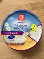 Mängden socker i Frischkäsezubereitung, Knoblauch