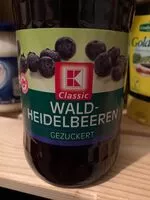 Mängden socker i Wald-Heidelbeeren