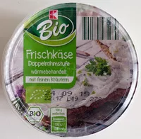 Mängden socker i Frischkäse Doppelrahmstufe wärmebehandelt mit feinen Kräutern