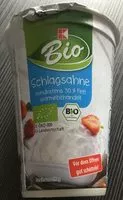 Mängden socker i K Bio Schlagsahne