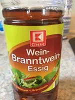 Mängden socker i Wein-Branntwein-Essig
