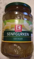 Mängden socker i K Classic Senfgurken süß - sauer