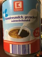 Mängden socker i Kondensmilch gezuckert