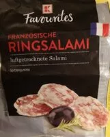 Mängden socker i Franz. Ringsalami luftgetrocknet