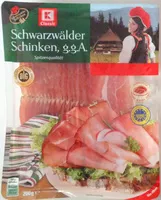 Mängden socker i Schwarzwälder Schinken, g.g.A.