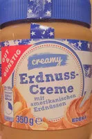 Mängden socker i creamy Erdnuss-Creme