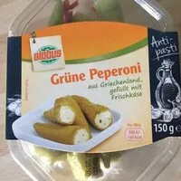 Mängden socker i Grüne Peperoni gefüllt mit Frischkäsezubereitung