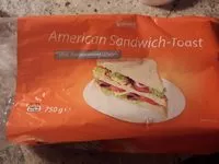 Mängden socker i American Sandwich-toast