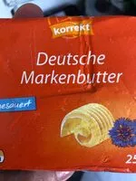 Mängden socker i Deutsche Markenbutter