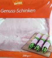 Mängden socker i Genuss-schinken