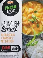 Mängden socker i Fresh 'n' go, Hähnchenbrust in Currysauce