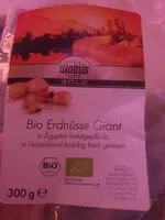 Mängden socker i Bio erdnusse giant