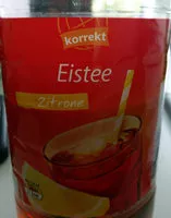 Mängden socker i korrekt Eistee Zitrone