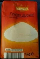 Mängden socker i Raffinade Zucker