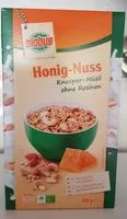 Mängden socker i Honig-Nuss Knusper-Müsli ohne Rosinen
