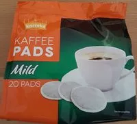 Mängden socker i Kaffeepads Mild