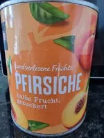 Mängden socker i Pfirsiche