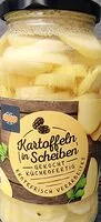 Mängden socker i Kartoffeln in Scheiben