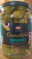 Mängden socker i Cornichons mit Dill und Zwiebeln